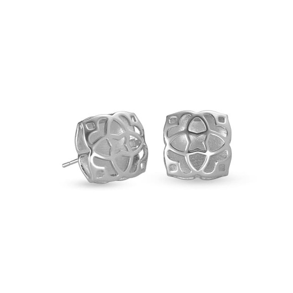 Kendra Scott Tima Medallion Earrings - Picture 1 of 5